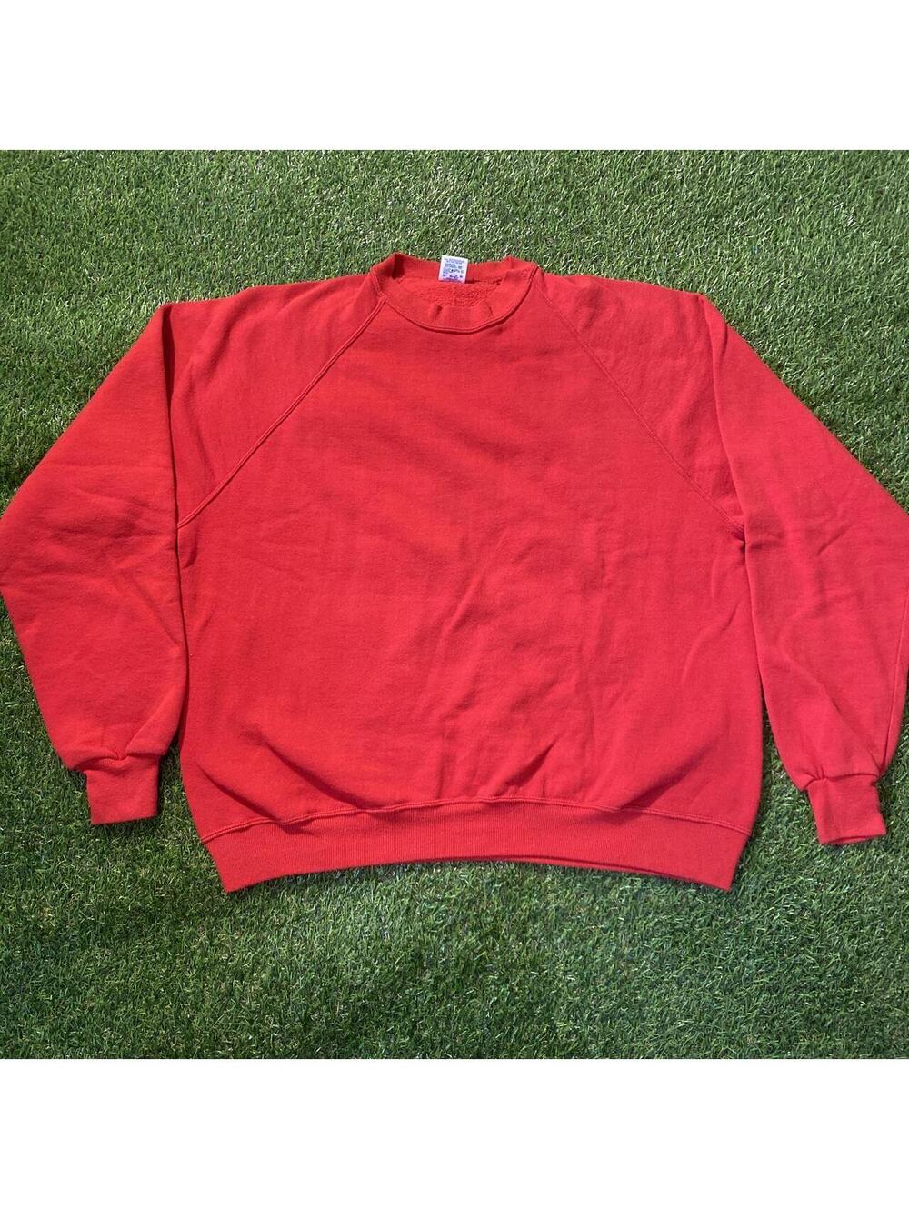 Vintage 90’s Jerzees Red crewneck sweatshirt